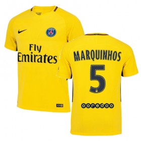 Camisolas de Futebol Paris Saint-Germain MARQINHOS Equipamento Alternativa 2017/18 Manga Curta