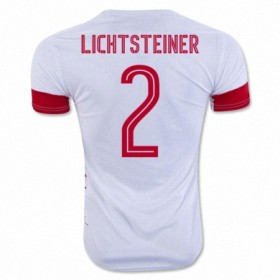 Camisolas de Futebol Suíça STEPHAN LICHTSTEINER Equipamento Alternativa Euro 2016