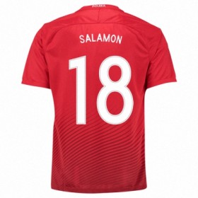 Camisolas de Futebol Polônia BARTOSZ SALAMON Equipamento Alternativa Euro 2016
