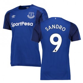 Camisolas de Futebol Everton SANDRO Equipamento Principal 2017/18 Manga Curta