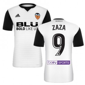Camisolas de Futebol Valencia ZAZA Equipamento Principal 2017/18 Manga Curta