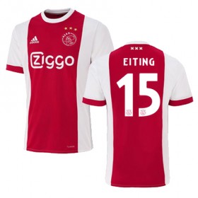 Camisolas de Futebol Ajax Amsterdam CAREL EITING Equipamento Principal 2017/18 Manga Curta