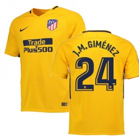 Camisolas de Futebol Atlético Madrid JOSE GIMENEZ Equipamento Alternativa 2017/18 Manga Curta