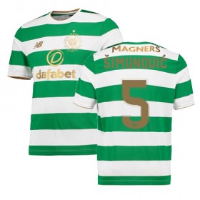 Camisolas de Futebol Celtic JOZO SIMUNOVIC Equipamento Principal 2017/18 Manga Curta