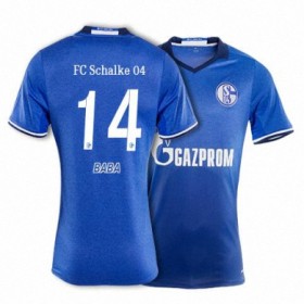 Camisolas de Futebol Schalke BABA Equipamento Principal 2017/18 Manga Curta