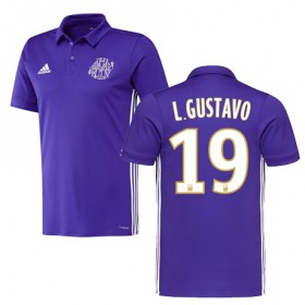 Camisolas de Futebol Olympique de Marseille LUIZ GUSTAVO Equipamento 3ª 2017/18 Manga Curta