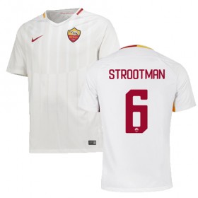 Camisolas de Futebol AS Roma STROOTMAN Equipamento Alternativa 2017/18 Manga Curta