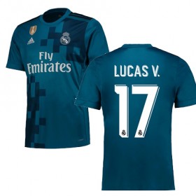 Camisolas de Futebol Real Madrid LUCAS V Equipamento 3ª 2017/18 Manga Curta