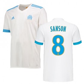 Camisolas de Futebol Olympique de Marseille Morgan Sanson Equipamento Principal 2017/18 Manga Curta