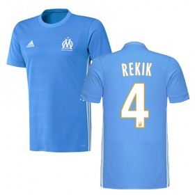 Camisolas de Futebol Olympique de Marseille KARIM REKIK Equipamento Alternativa 2017/18 Manga Curta