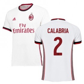 Camisolas de Futebol AC Milan CALABRIA Equipamento Alternativa 2017/18 Manga Curta