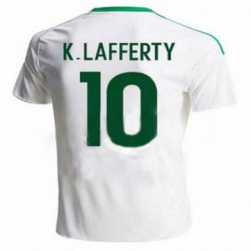 Camisolas de Futebol Irlanda do Norte KYLE LAFFERTY Equipamento Alternativa 2016/17 Manga Curta