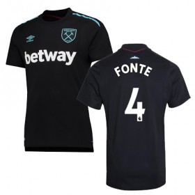 Camisolas de Futebol West Ham FONTE Equipamento Alternativa 2017/18 Manga Curta