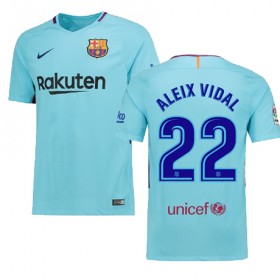 Camisolas de Futebol Barcelona Aleix Vidal Equipamento Alternativa 2017/18 Manga Curta