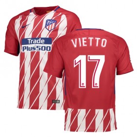 Camisolas de Futebol Atlético Madrid VIETTO Equipamento Principal 2017/18 Manga Curta