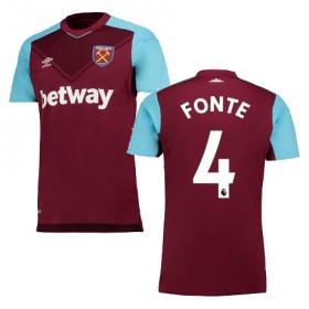 Camisolas de Futebol West Ham FONTE Equipamento Principal 2017/18 Manga Curta