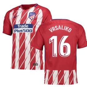 Camisolas de Futebol Atlético Madrid VRSALJKO Equipamento Principal 2017/18 Manga Curta