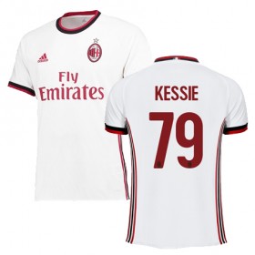 Camisolas de Futebol AC Milan KESSIE Equipamento Alternativa 2017/18 Manga Curta