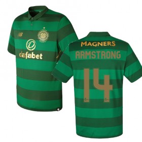 Camisolas de Futebol Celtic STUART ARMSTRONG Equipamento Alternativa 2017/18 Manga Curta