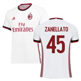 Camisolas de Futebol AC Milan ZANELLATO Equipamento Alternativa 2017/18 Manga Curta