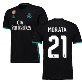Camisolas de Futebol Real Madrid MORATA Equipamento Alternativa 2017/18 Manga Curta