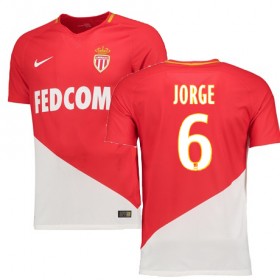 Camisolas de Futebol Mônaco JORGE Equipamento Principal 2017/18 Manga Curta