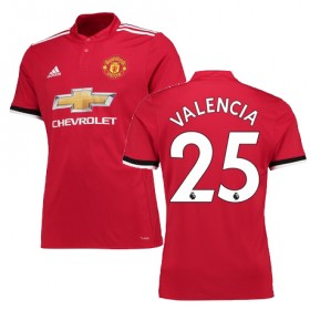 Camisolas de Futebol Manchester United VALENCIA Equipamento Principal 2017/18 Manga Curta