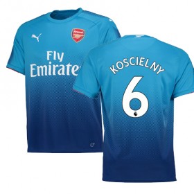 Camisolas de Futebol Arsenal KOSCIELNY Equipamento Alternativa 2017/18 Manga Curta