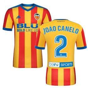 Camisolas de Futebol Valencia JOAO CANCELO Equipamento Alternativa 2017/18 Manga Curta