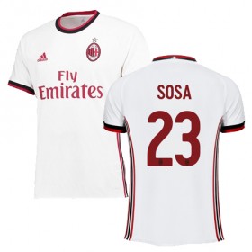 Camisolas de Futebol AC Milan SOSA Equipamento Alternativa 2017/18 Manga Curta