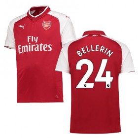 Camisolas de Futebol Arsenal BELLERIN Equipamento Principal 2017/18 Manga Curta