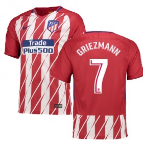 Camisolas de Futebol Atlético Madrid GRIEZMANN Equipamento Principal 2017/18 Manga Curta