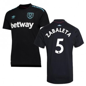 Camisolas de Futebol West Ham ZABALETA Equipamento Alternativa 2017/18 Manga Curta