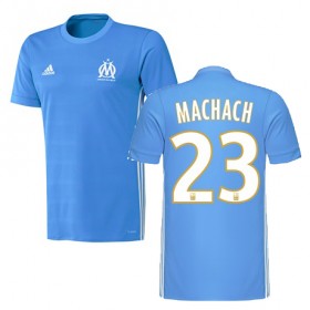 Camisolas de Futebol Olympique de Marseille ZINEDINE MACHACH Equipamento Alternativa 2017/18 Manga Curta