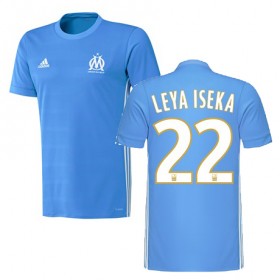 Camisolas de Futebol Olympique de Marseille AARON LEYA ISEKA Equipamento Alternativa 2017/18 Manga Curta