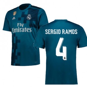 Camisolas de Futebol Real Madrid SERGIO RAMOS Equipamento 3ª 2017/18 Manga Curta