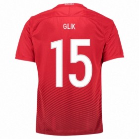 Camisolas de Futebol Polônia KAMIL GLIK Equipamento Alternativa Euro 2016