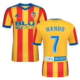 Camisolas de Futebol Valencia NANDO Equipamento Alternativa 2017/18 Manga Curta