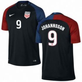 Camisolas de Futebol Estados Unidos ARON JOHANNSSON Equipamento Alternativa 2016/17 Manga Curta