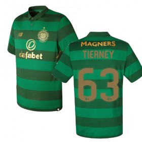 Camisolas de Futebol Celtic KIERAN TIERNEY Equipamento Alternativa 2017/18 Manga Curta