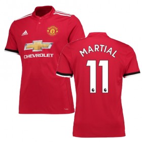 Camisolas de Futebol Manchester United MARTIAL Equipamento Principal 2017/18 Manga Curta