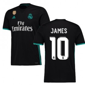 Camisolas de Futebol Real Madrid JAMES Equipamento Alternativa 2017/18 Manga Curta