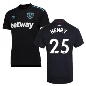 Camisolas de Futebol West Ham HENRY Equipamento Alternativa 2017/18 Manga Curta