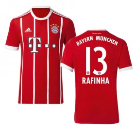 Camisolas de Futebol Bayern München RAFINHA Equipamento Principal 2017/18 Manga Curta
