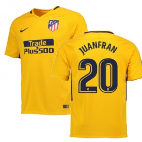 Camisolas de Futebol Atlético Madrid JUANFRAN Equipamento Alternativa 2017/18 Manga Curta