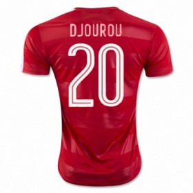 Camisolas de Futebol Suíça JOHAN DJOUROU Equipamento Principal Euro 2016