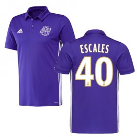 Camisolas de Futebol Olympique de Marseille FLORIAN ESCALES Equipamento 3ª 2017/18 Manga Curta