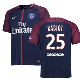 Camisolas de Futebol Paris Saint-Germain ADRIEN RABIOT Equipamento Principal 2017/18 Manga Curta