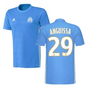 Camisolas de Futebol Olympique de Marseille ANDRE FRANK ZAMBO ANGUISSA Equipamento Alternativa 2017/18 Manga Curta