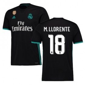 Camisolas de Futebol Real Madrid MARCOS LLORENTE Equipamento Alternativa 2017/18 Manga Curta